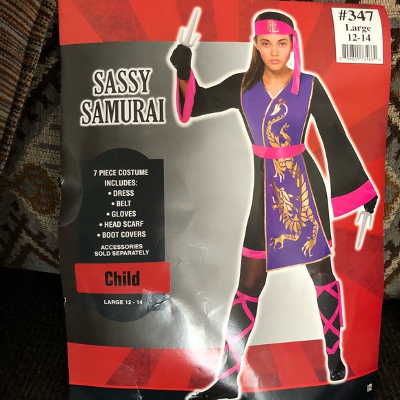 Costume National Other - Halloween Costume Sassy Samurai Childs lg Costume National Other - Halloween Costume Sassy Samurai Childs lg